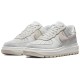 Кроссовки Nike Air Force 1 Luxe Triple White серые