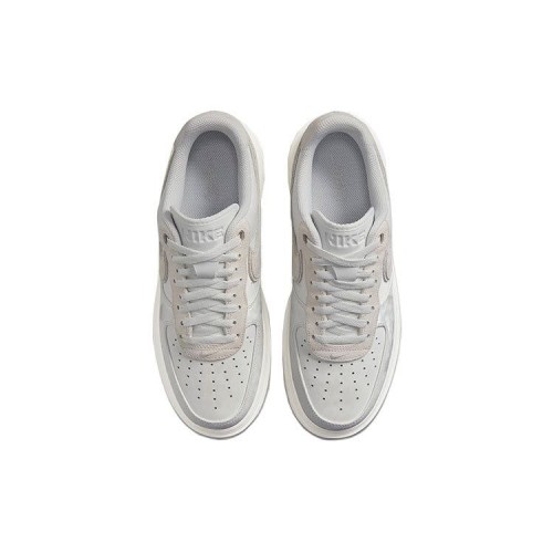 Кроссовки Nike Air Force 1 Luxe Triple White серые