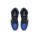 Nike Air Jordan 1 Retro High высокие черно-синие с белым OG Royal Toe 555088-041