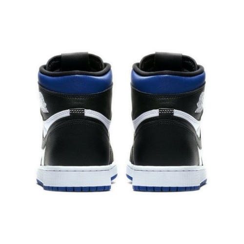 Nike Air Jordan 1 Retro High высокие черно-синие с белым OG Royal Toe 555088-041