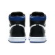 Nike Air Jordan 1 Retro High высокие черно-синие с белым OG Royal Toe 555088-041