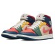 Кроссовки Nike Air Jordan 1 Mid женские разноцветные DN3738-400