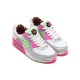 Nike Air Max (Найк Эир Макс) Womens 90 Laser Fuchsia CQ2559-100 женские разноцветные