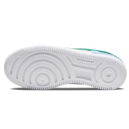 Кроссовки Nike Air Force 1 женские Shadow Photon Dust Malachite серые с зеленым низкие CI0919-004