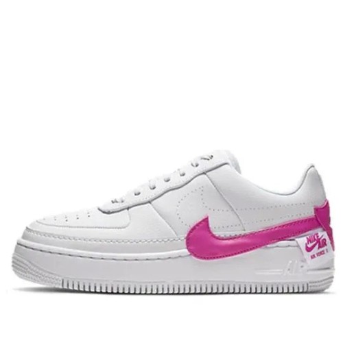 Кроссовки Nike AF1 Jester XX Laser Fuchsia женские белые низкие с розовым