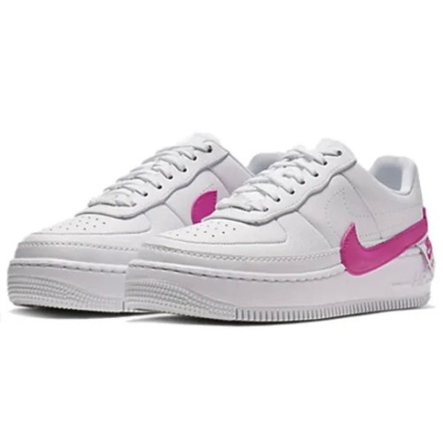 Кроссовки Nike AF1 Jester XX Laser Fuchsia женские белые низкие с розовым