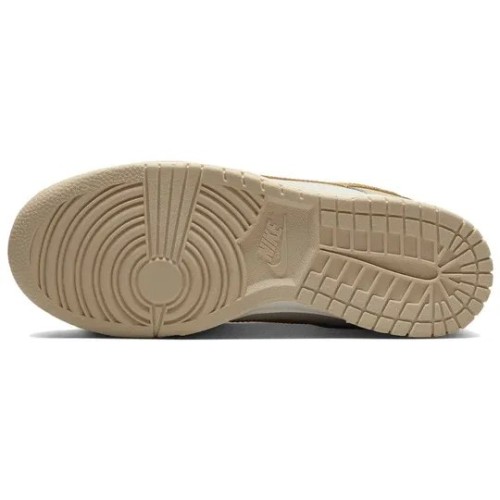 Кроссовки Nike Dunk Gold Swoosh бело-бежевые