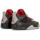 Кроссовки Nike Air Jordan 4 Retro Rare Air Laser черные с серыми вставками 312255-061
