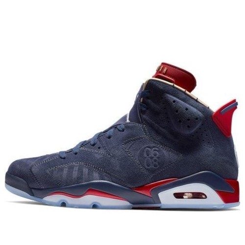 Кроссовки Nike Air Jordan 6 Retro Doernbecher серые высокие CI6293-416