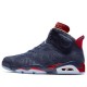 Кроссовки Nike Air Jordan 6 Retro Doernbecher серые высокие CI6293-416