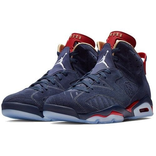 Кроссовки Nike Air Jordan 6 Retro Doernbecher серые высокие CI6293-416