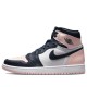 Кроссовки Nike Air Jordan 1 Retro женские высокие черные с розовым DD9335-641
