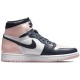 Кроссовки Nike Air Jordan 1 Retro женские высокие черные с розовым DD9335-641
