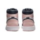 Кроссовки Nike Air Jordan 1 Retro женские высокие черные с розовым DD9335-641