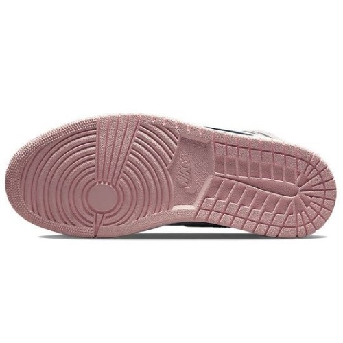 Кроссовки Nike Air Jordan 1 Retro женские высокие черные с розовым DD9335-641