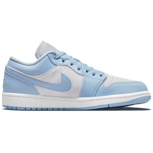 Кроссовки Nike Air Jordan 1 Low женские голубые низкие Aluminum DC0774-050