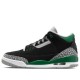 Кроссовки Nike Air Jordan 3 Retro Pine Green черно-зеленые низкие CT8532-030