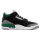 Кроссовки Nike Air Jordan 3 Retro Pine Green черно-зеленые низкие CT8532-030