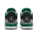 Кроссовки Nike Air Jordan 3 Retro Pine Green черно-зеленые низкие CT8532-030