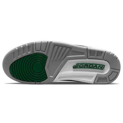 Кроссовки Nike Air Jordan 3 Retro Pine Green черно-зеленые низкие CT8532-030