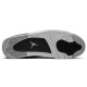 Кроссовки Nike Air Jordan 4 Retro бело-серые с черными вставками Military Black DH6927-111
