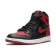 Красные кроссовки Air Jordan 1 Retro High OG Banned 2016