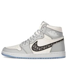 Dior x Air Jordan 1 High OG White Wolf Grey CN8607-002