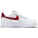 Кроссовки Nike Womens Air Force 1 07 ESS White Red Gold