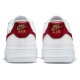 Кроссовки Nike Womens Air Force 1 07 ESS White Red Gold