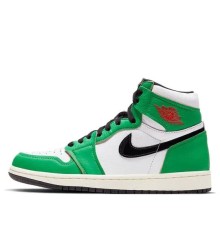 Зеленые кроссовки (WMNS) Air Jordan 1 Retro High OG Lucky Green