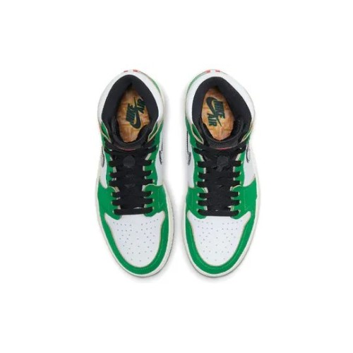 Зеленые кроссовки (WMNS) Air Jordan 1 Retro High OG Lucky Green