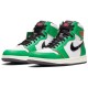 Зеленые кроссовки (WMNS) Air Jordan 1 Retro High OG Lucky Green