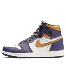 Баскетбольные кроссовки Air Jordan 1 Retro High SB LA To Chicago