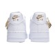 Кроссовки Nike Womens Air Force 1 07 LX Lucky Charms белые низкие с цепочкой