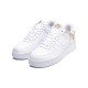 Кроссовки Nike Womens Air Force 1 07 LX Lucky Charms белые низкие с цепочкой