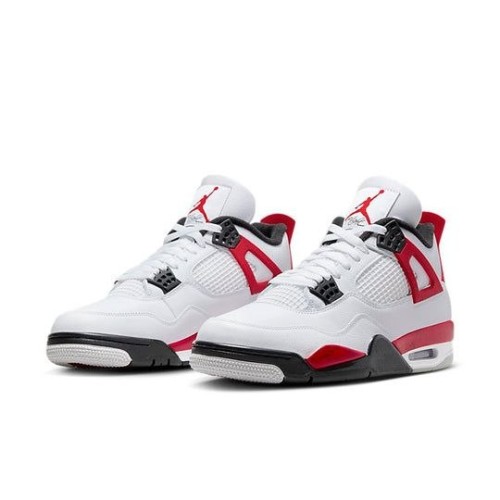 Белые кроссовки Air Jordan 4 Retro Red Cement DH6927-161