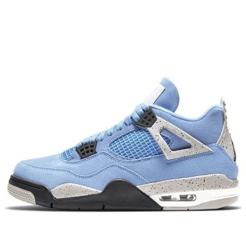 Голубые кроссовки Air Jordan 4 Retro University Blue