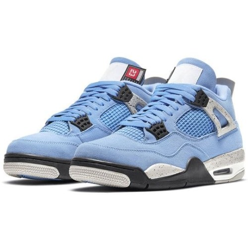 Голубые кроссовки Air Jordan 4 Retro University Blue