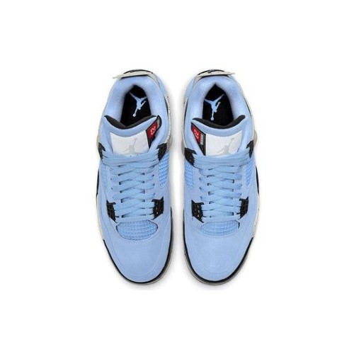 Голубые кроссовки Air Jordan 4 Retro University Blue