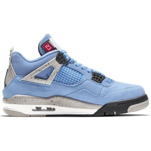 Голубые кроссовки Air Jordan 4 Retro University Blue