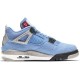 Голубые кроссовки Air Jordan 4 Retro University Blue