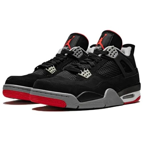 Черные кроссовки Nike Air Jordan 4 Retro Bred 2012