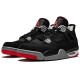 Черные кроссовки Nike Air Jordan 4 Retro Bred 2012