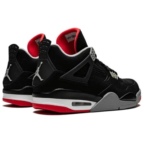 Черные кроссовки Nike Air Jordan 4 Retro Bred 2012