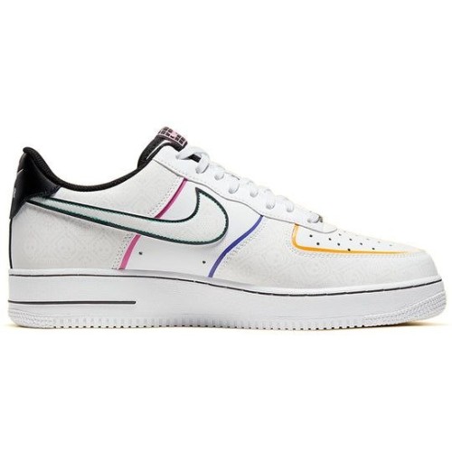 Nike Air Force 1 Low Day of the Dead низкие серые