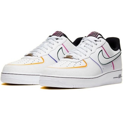 Nike Air Force 1 Low Day of the Dead низкие серые