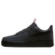 Nike Air Force 1 Low Anthracite Black низкие черные кроссовки