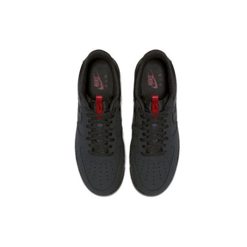 Nike Air Force 1 Low Anthracite Black низкие черные кроссовки