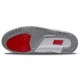 Кроссовки Nike Air Jordan 3 Retro Fire Red белые низкие с красными вставками DN3707-160