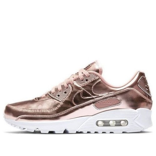 Кроссовки Nike Air Max Womens 90 Metallic Pack - Rose Gold CQ6639-600 розовые